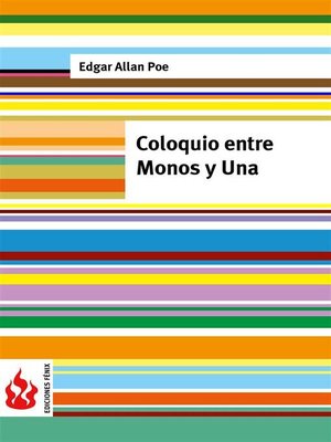 cover image of Coloquio entre Monos y Una (low cost). Edición limitada